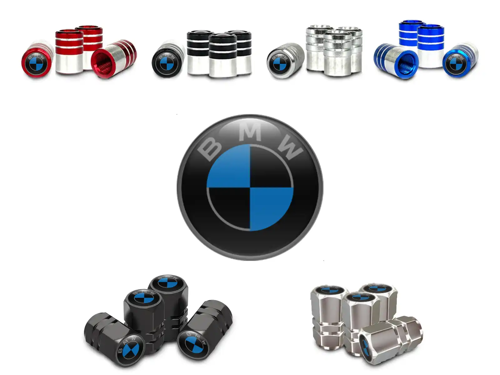 BMW Cappelli Valvola Bicicletta Stile Pro